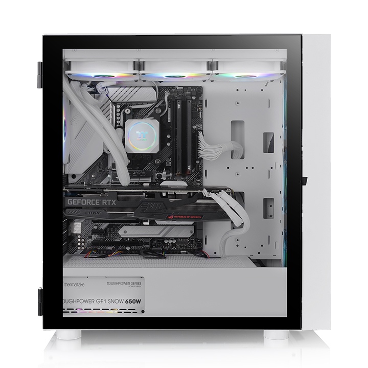 H570 TG ARGB Snow Mid Tower Chassis